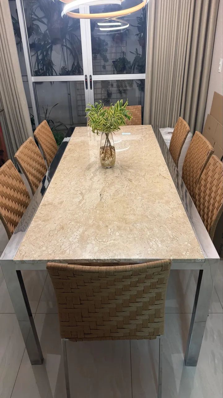 MESA JANTAR com 8 cadeiras - Foto 3