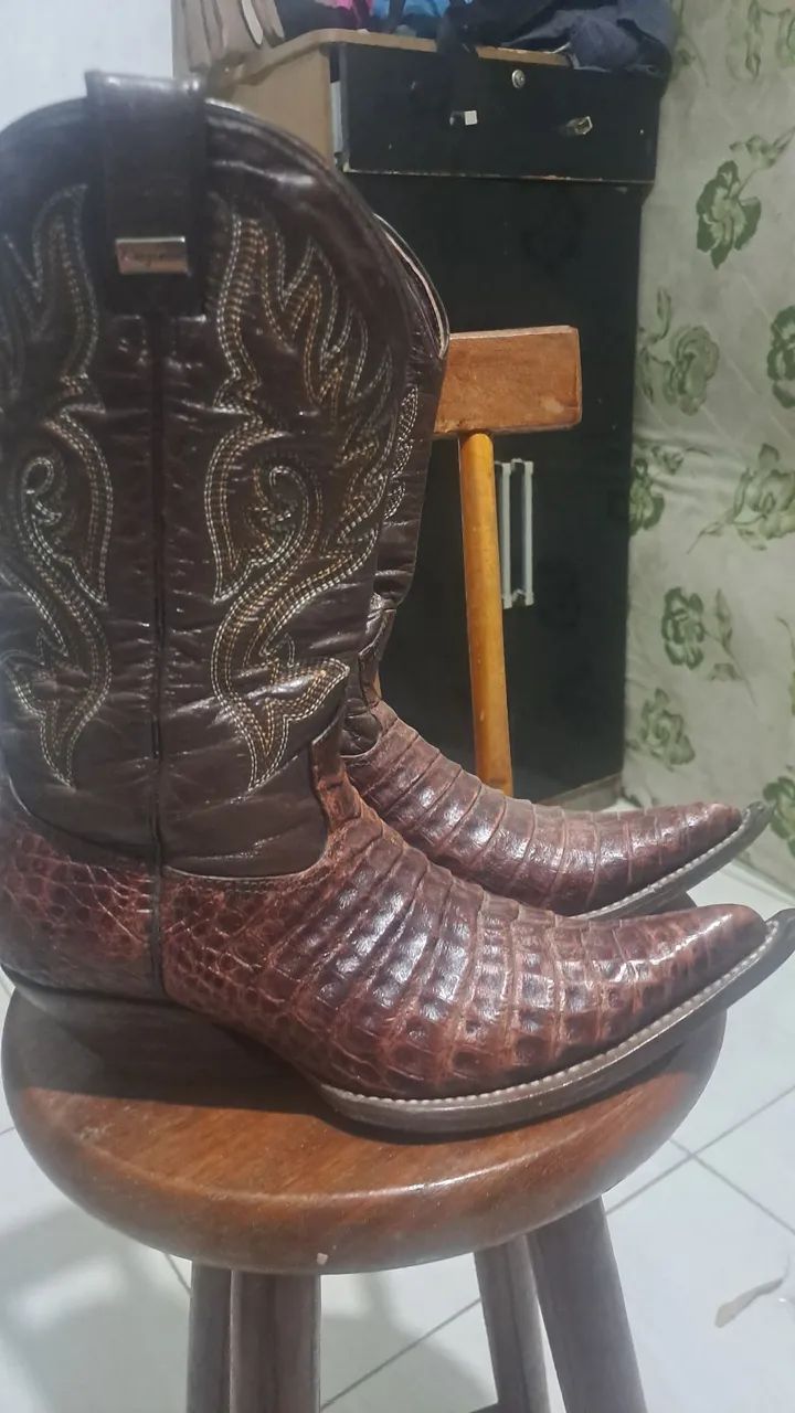 Botas do reizinho jacaré 