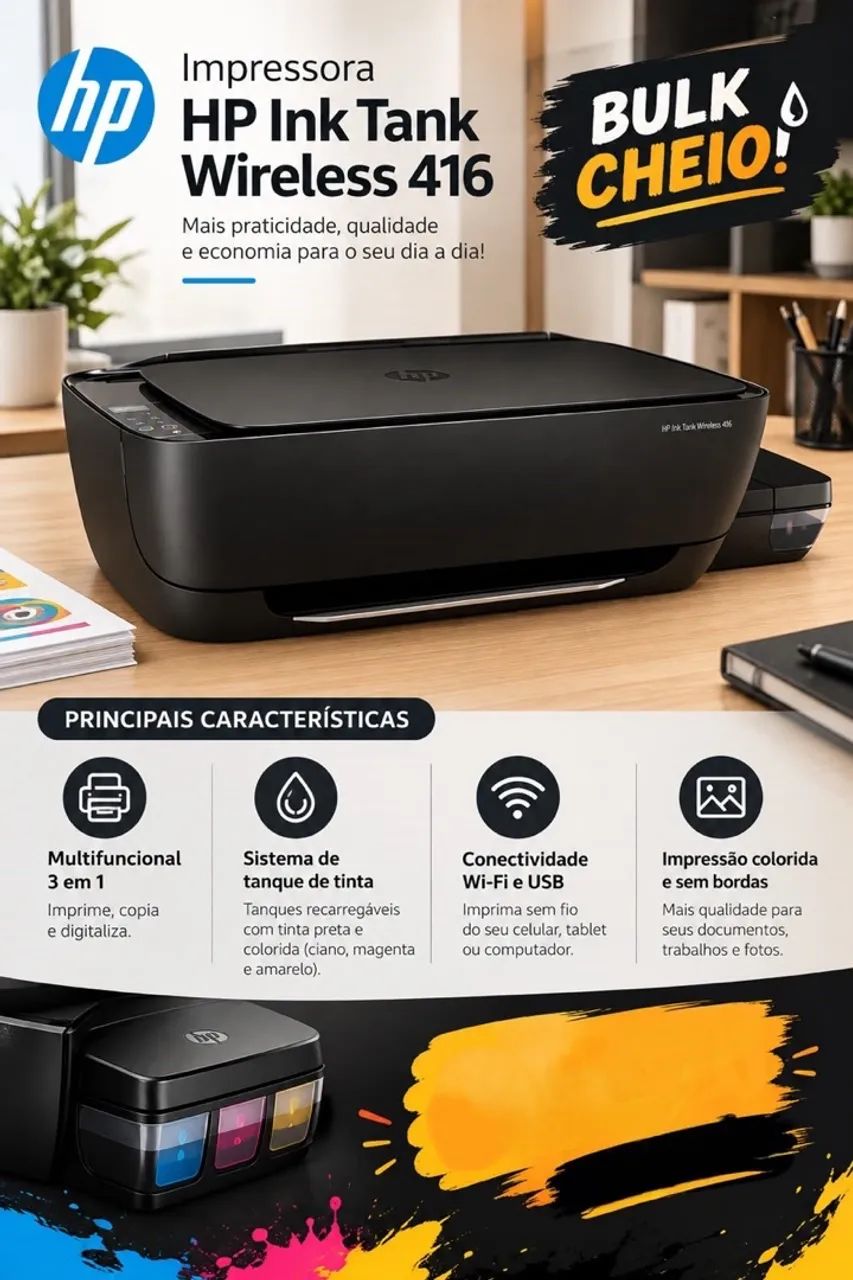 Impressora HP Ink Tank 416
