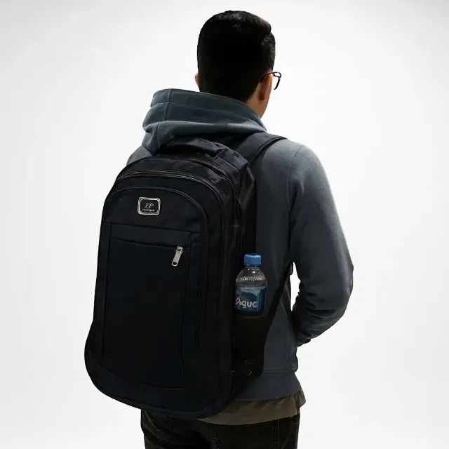 Mochila Grande Alça Reforçada Resistente Faculdade Trabalho - Foto 2