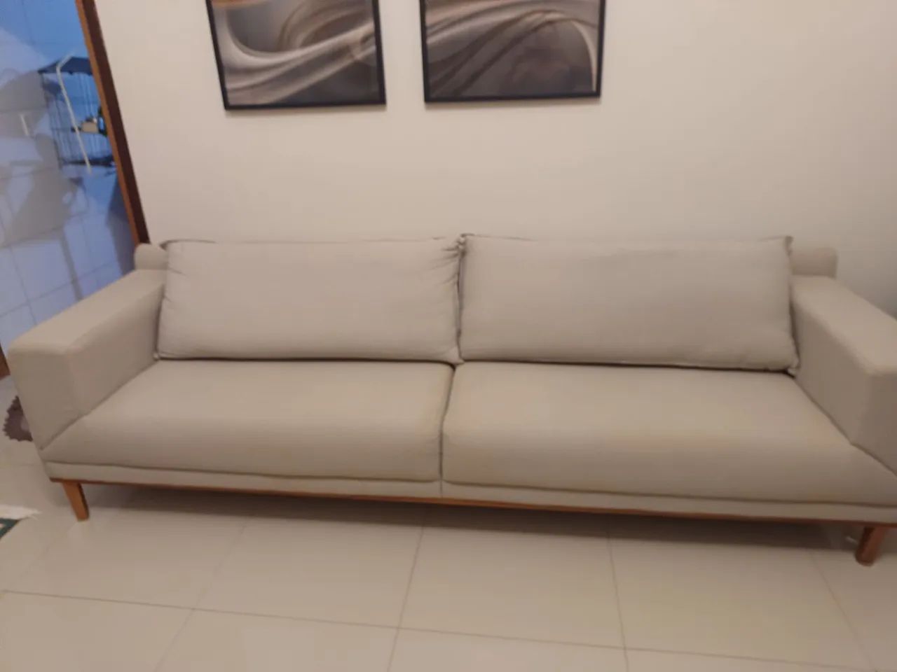 Vendo Sofá 3 lugares - Foto 2