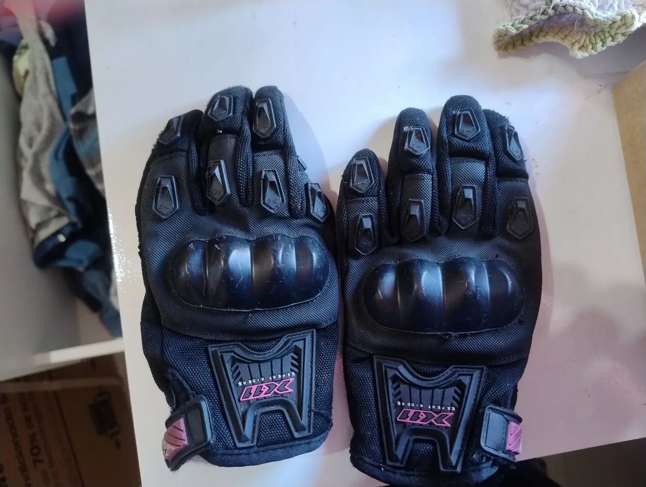 Capa de chuva moto e luva 