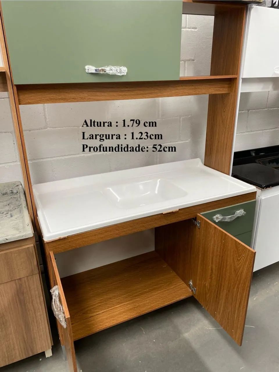 Cozinha compacta com tampo - entrego  - Foto 2