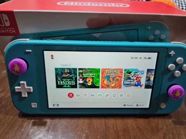 Nintendo Switch Lite - Turquesa (Desbloqueado) 128gb - Foto 2