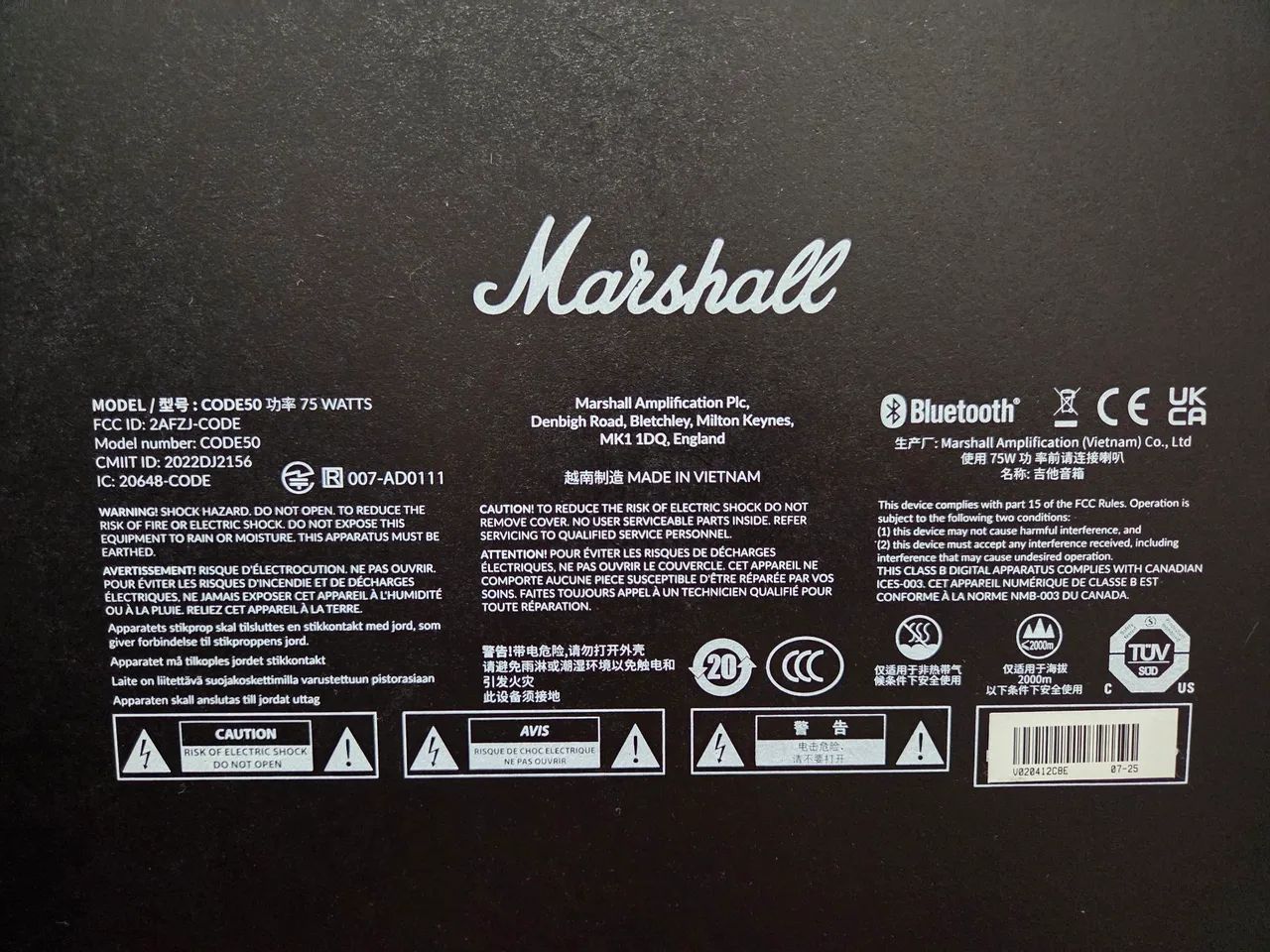 Marshall Code 50 Cubo Amplificador de Guitarra - Foto 4