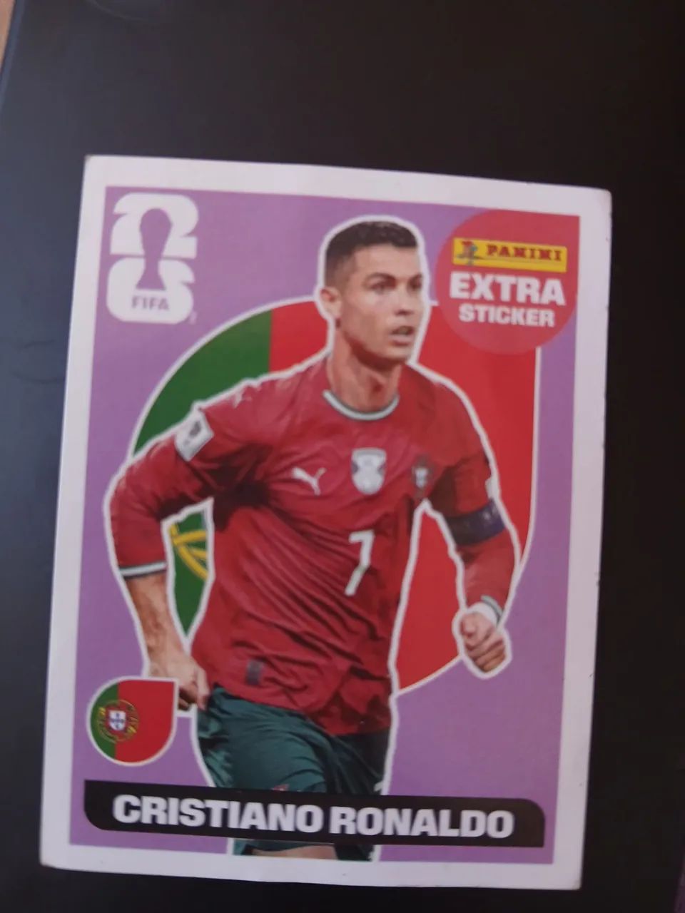 FIGURINHA LENDÁRIA CRISTIANO RONALDO
