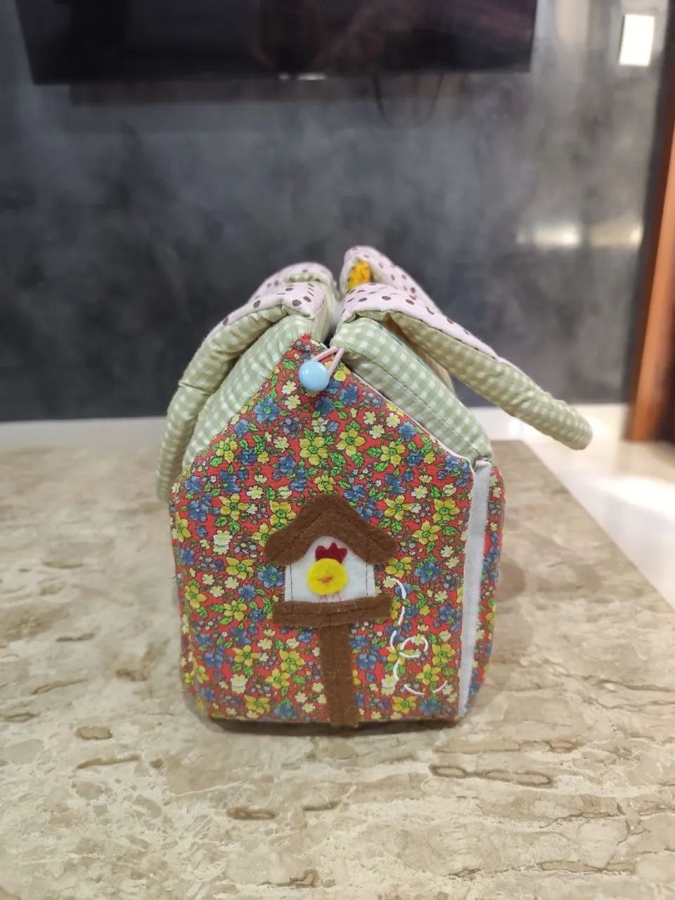 BOLSA ARTESANAL EM TECIDO (INFANTIL) - Foto 2