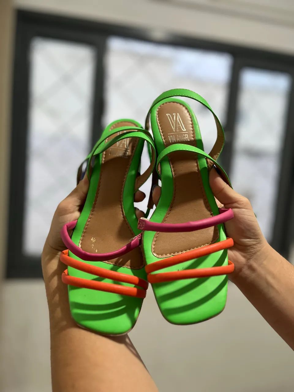 Vende-se sapato de salto summer com amarração - Foto 2