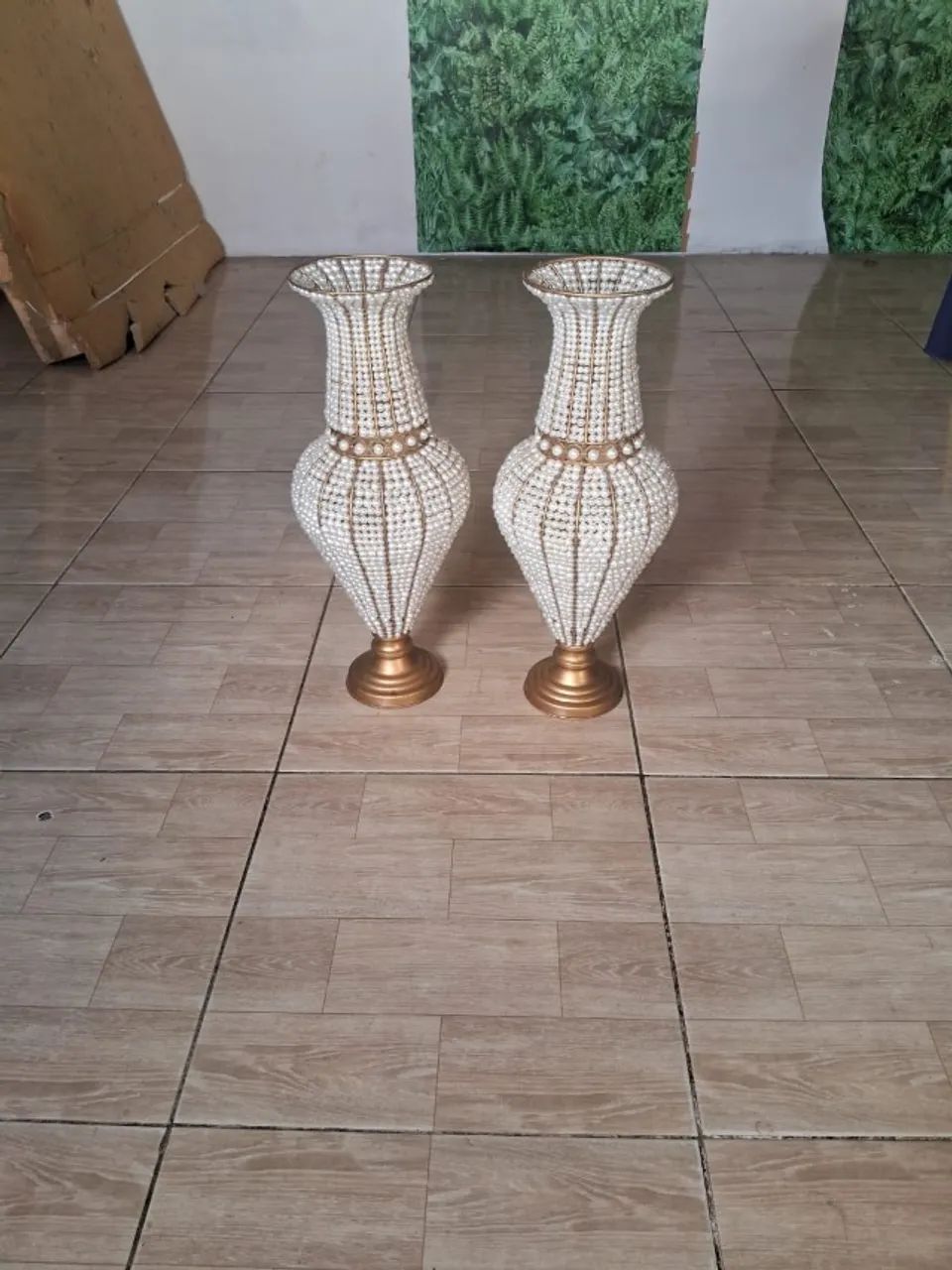 2 vasos de pérola 