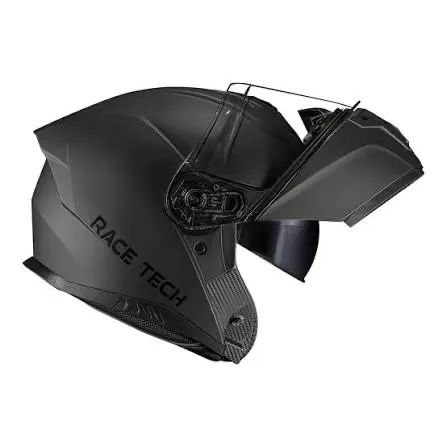 Capacete Race Tech Articulado Signal Titanium Cinza Fosco - Foto 2