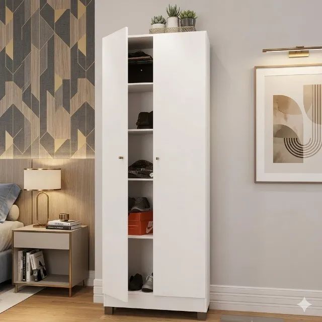 PROMOÇÃO Multiuso genialflex com 2 portas branco 