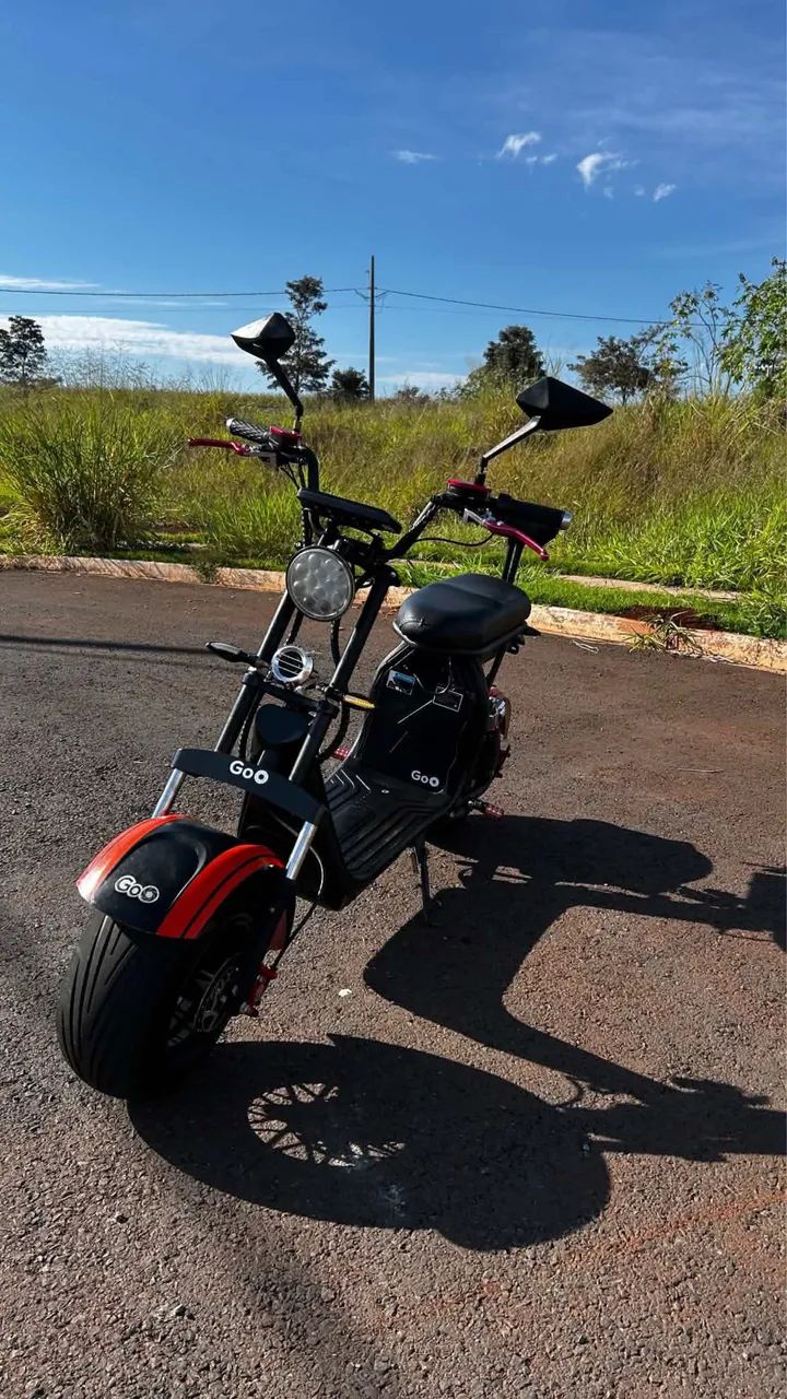 Scooter elétrica 2000w 3 velocidades bluetooth  - Foto 4