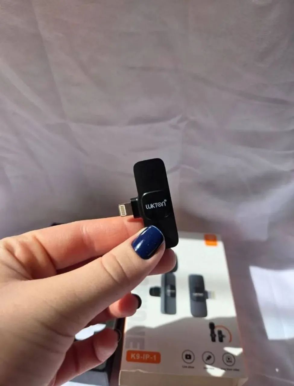 MICROFONE DE LAPELA SEM FIO LUKTON - Foto 3