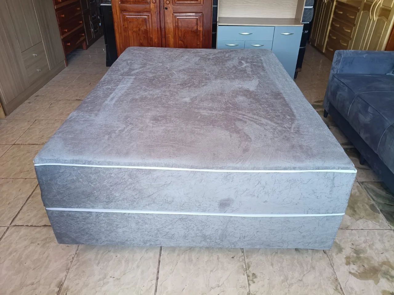 Cama unibox nova molas tradicional 