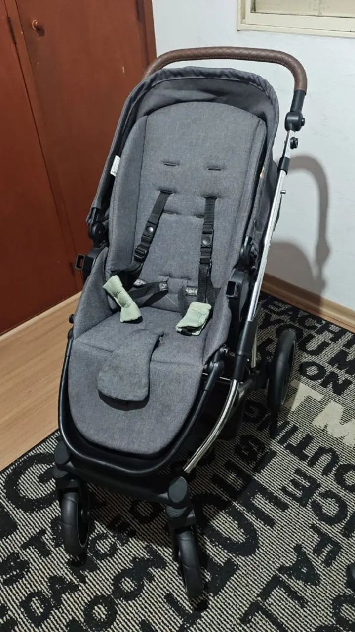 Carrinho, moisés e bebê conforto!!!! Novíssimos  - Foto 4