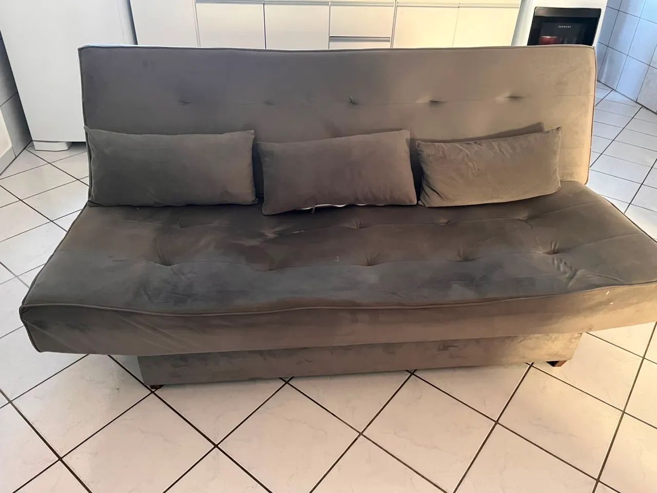 Sofá cama 3 lugares 