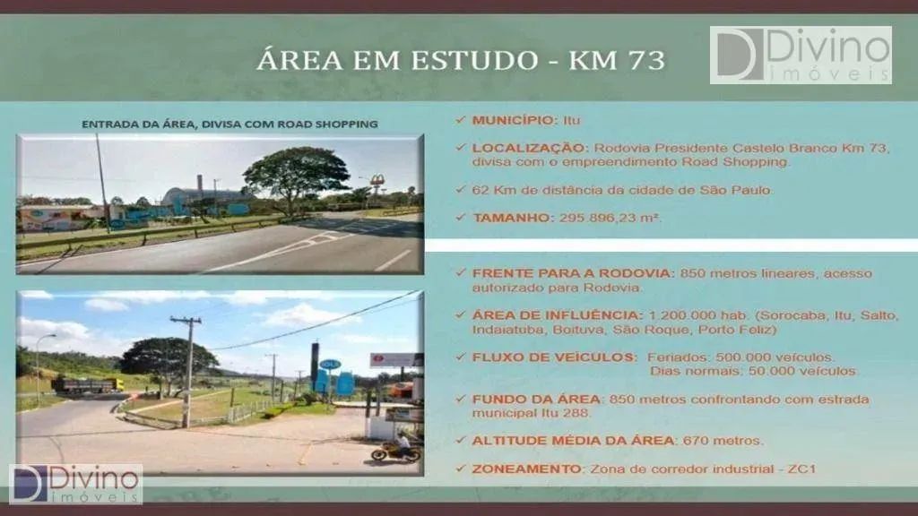 Área à venda, 300000 m² por R$ 40.000.000,00 - City Castello - Itu/SP - Foto 8