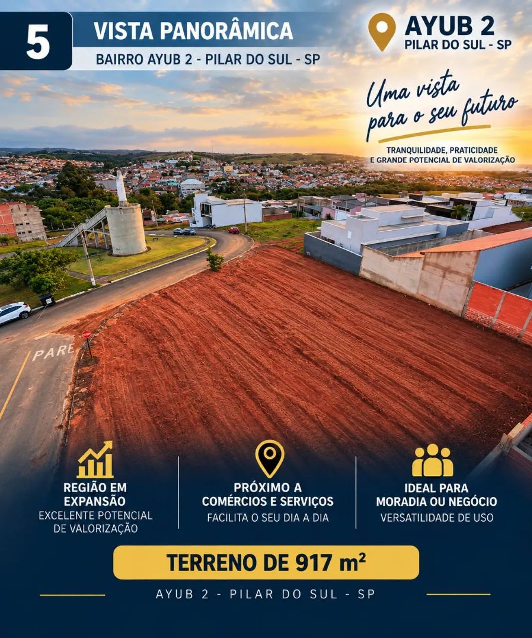 VENDE-SE TERRENO - AYUB 2 | PILAR DO SUL - Excelente - Foto 3