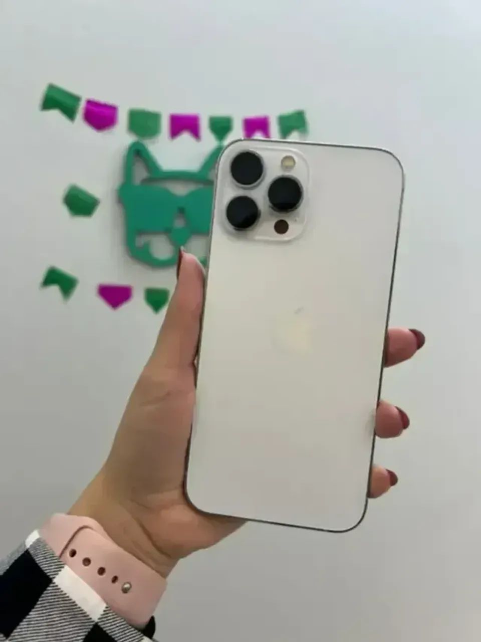 iPhone 13 Pro Max 128GB Prateado Seminovo 77% - SOMENTE VENDA