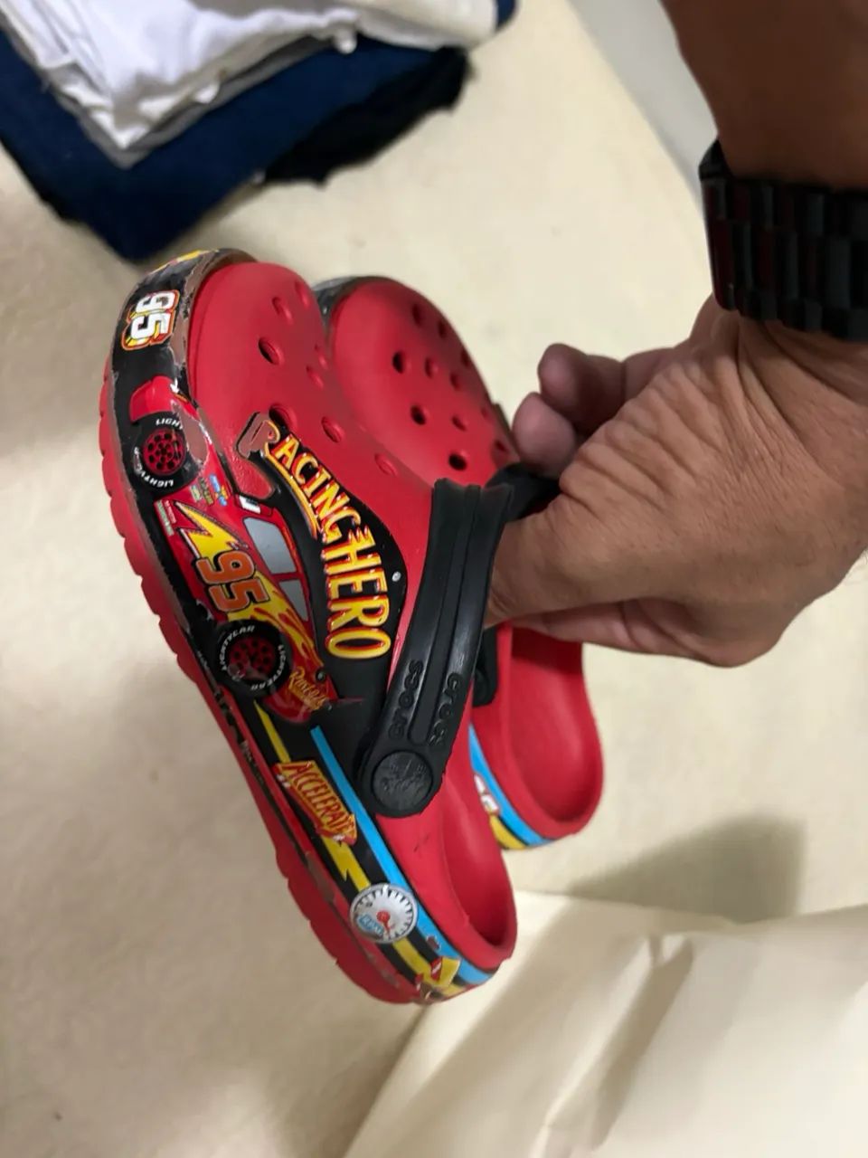 Crocs Infantil Original Lightning McQueen - Apenas R$ 29
