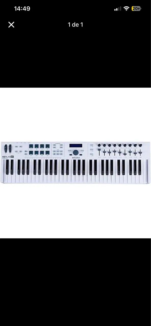 Teclado controlador arturia 