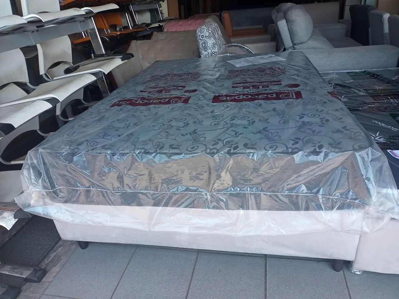 Nova cama box casal molas ensacadas 27cm  - Foto 3