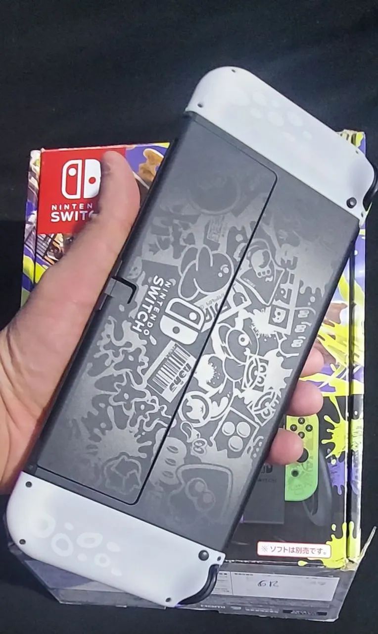 Nintendo Switch Oled 64gb Edição Splatoon  - Foto 4
