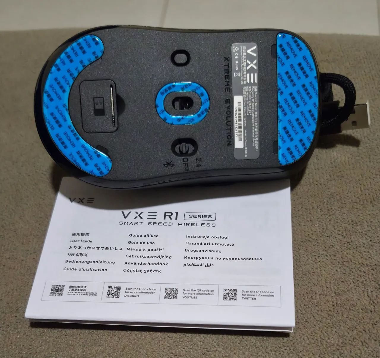 MOUSE GAMER VXE R1 NOVO NA CAIXA - Foto 4