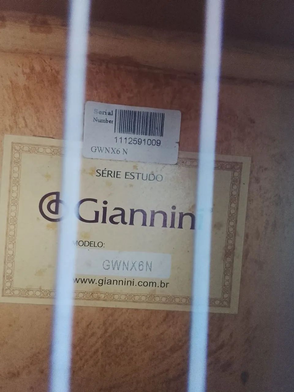 Violão estudo infantil Giannini com capa - Foto 4