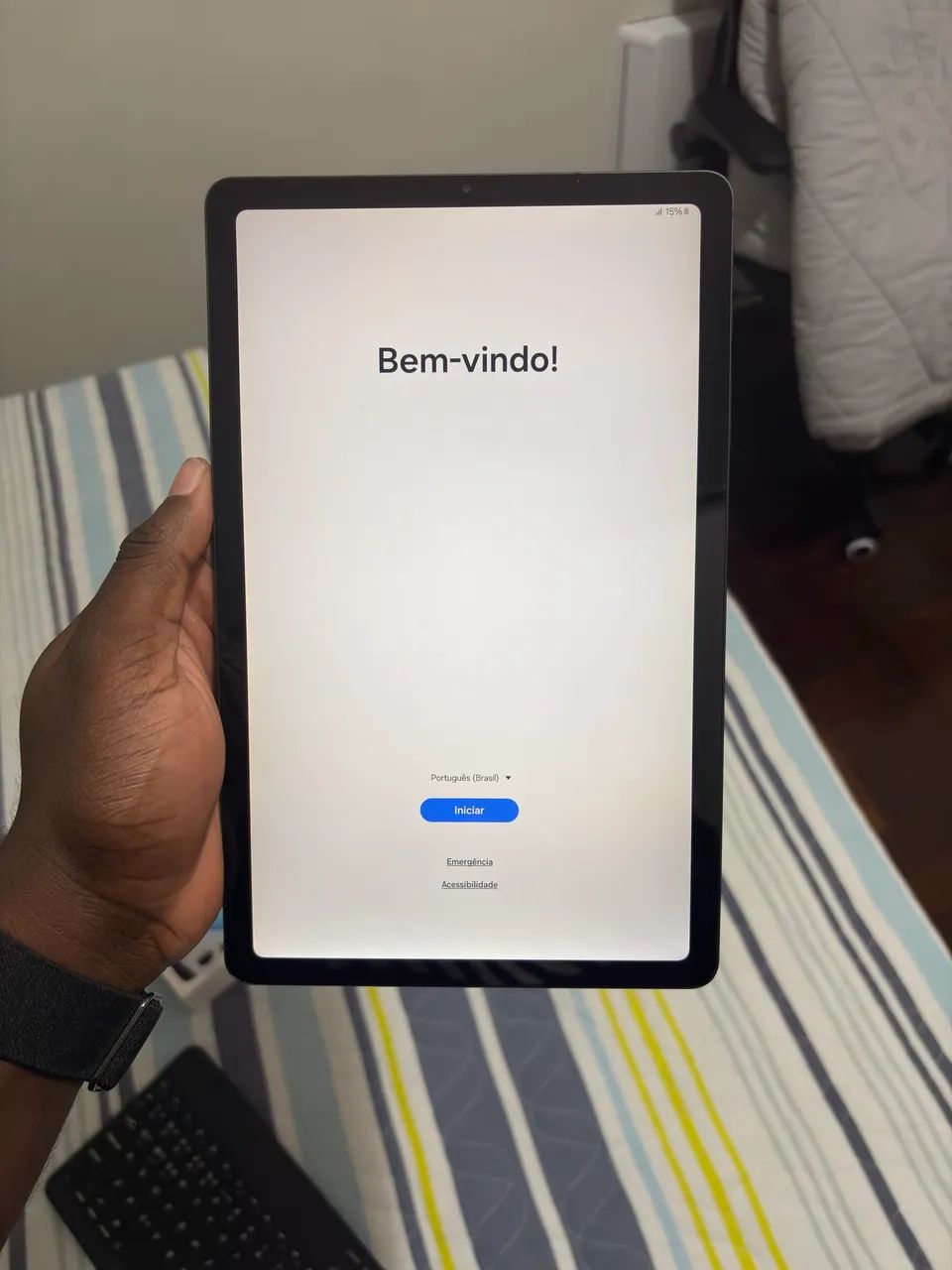 Galaxy Tab S6 Lite- COMPLETO E IMPECÁVEL - Foto 2