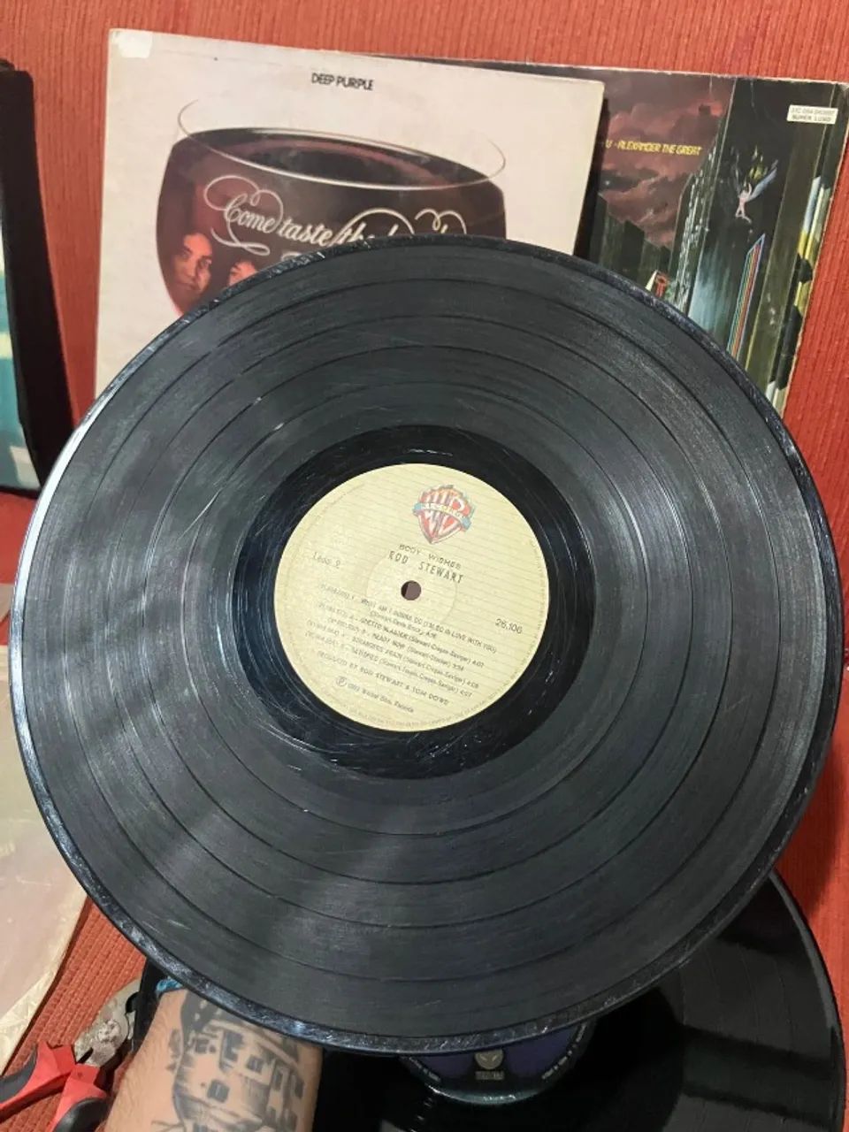 LP Vinil Rod Stewart Body Wishes (Sem Capa) - Foto 3
