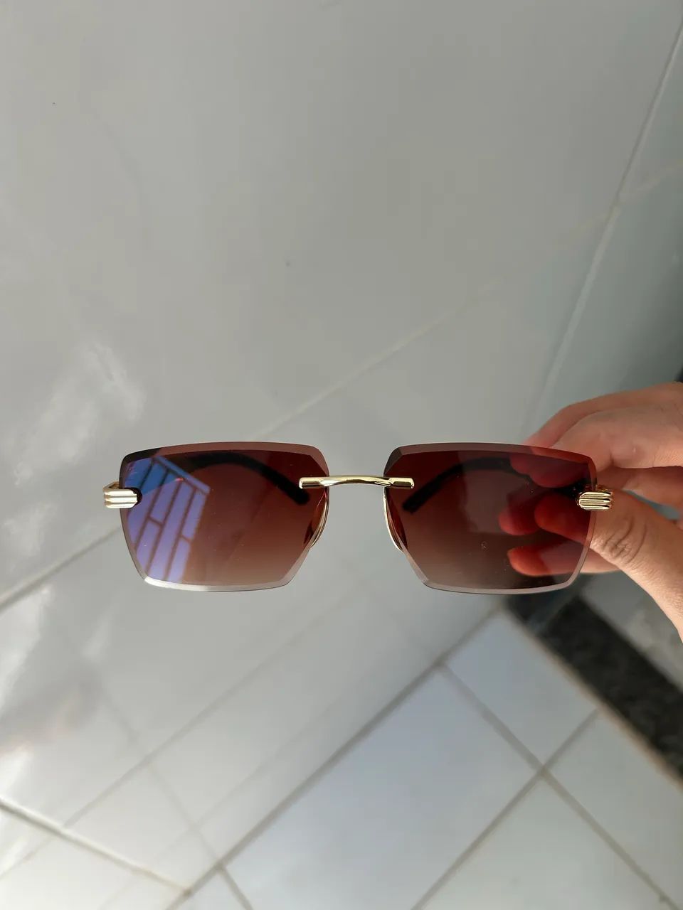 ? Óculos de Sol Premium | Proteção UV400 | Masculino e Feminino | Novos |  - Foto 4