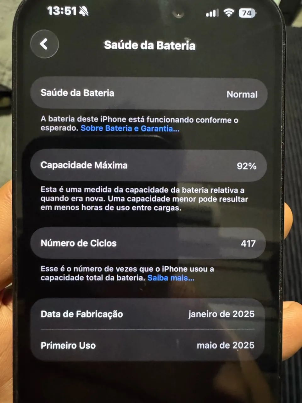 iPhone 16 Pro 128GB AZUL - Foto 5