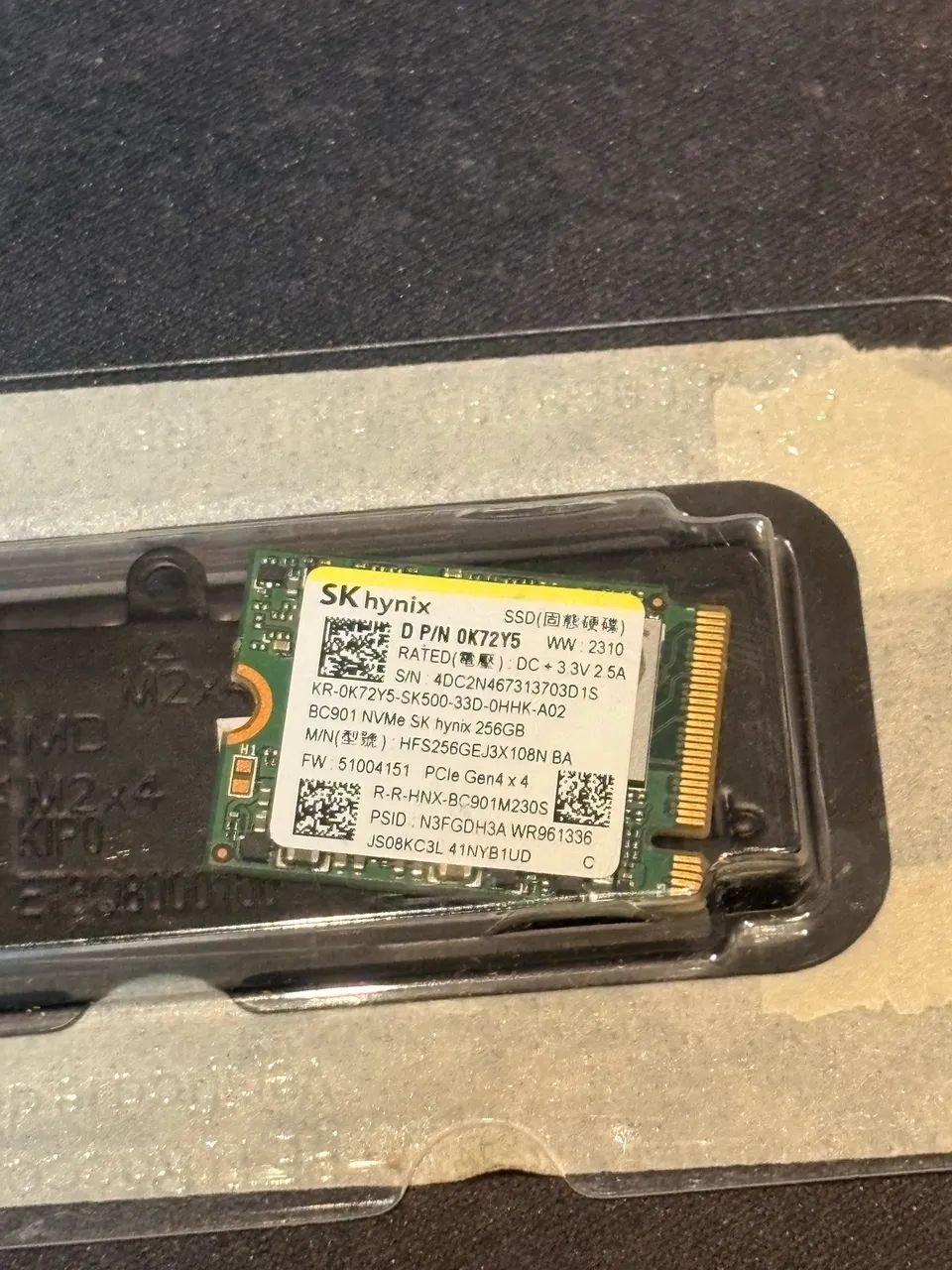 SSD NVME M2 256GB (DELL)