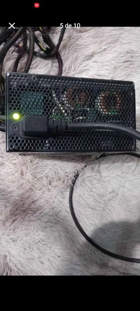fonte para computador marca coolher Master 850w  - Foto 4