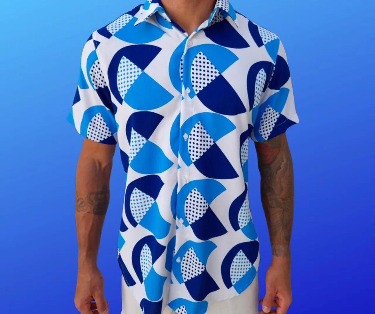 Camisas manga curta estampadas  - Foto 4