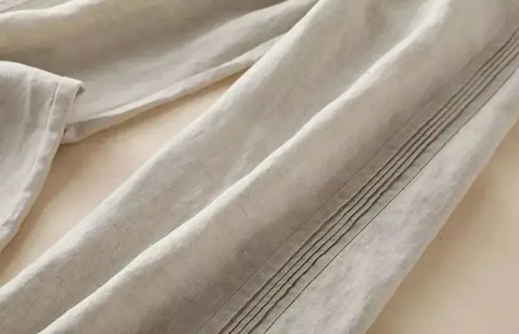 Calça feminina G algodão com linho - Foto 3