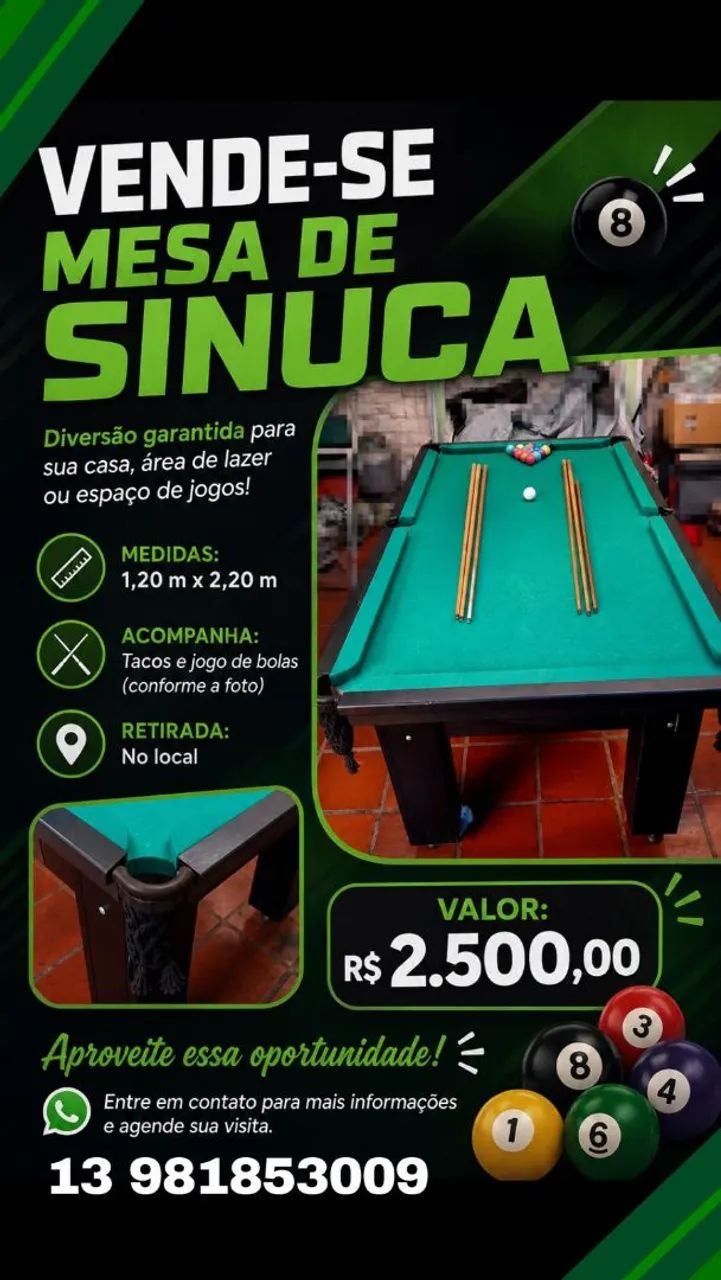 Mesa de Sinuca