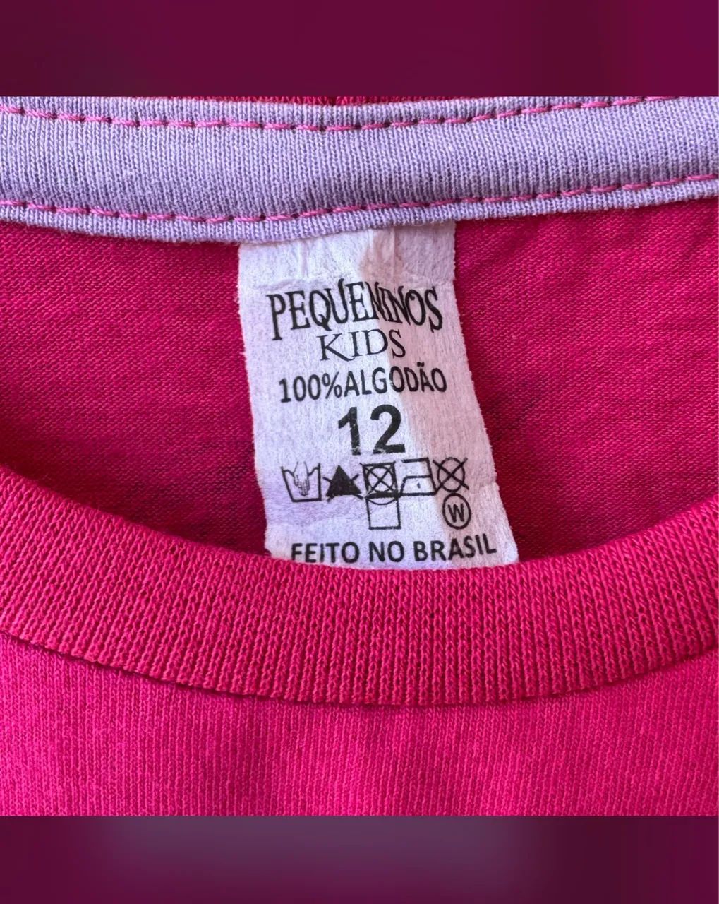camiseta infantil unicórnio  pink | 100% algodão tamanho 10/12 anos. - Foto 5