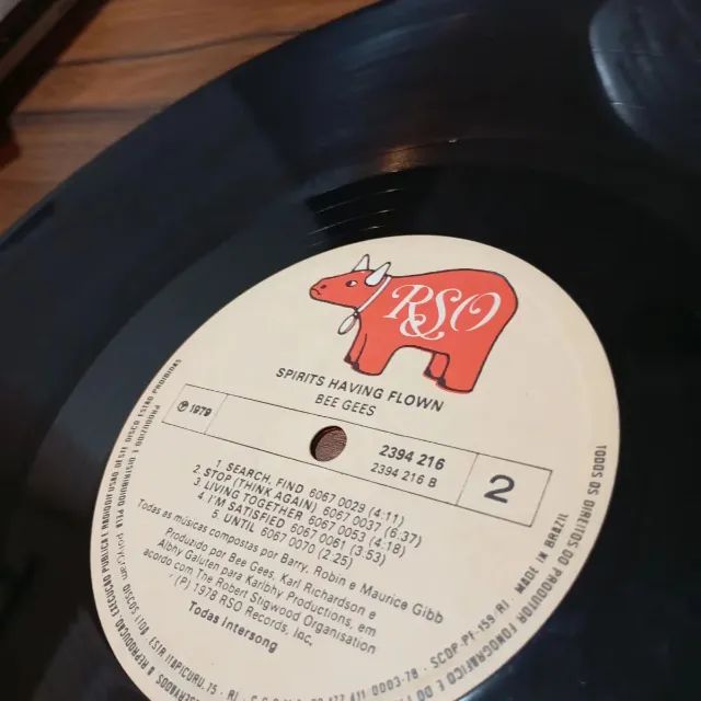 LP Vinil Bee Gees - Spirits Having Flown (1979) - Foto 3
