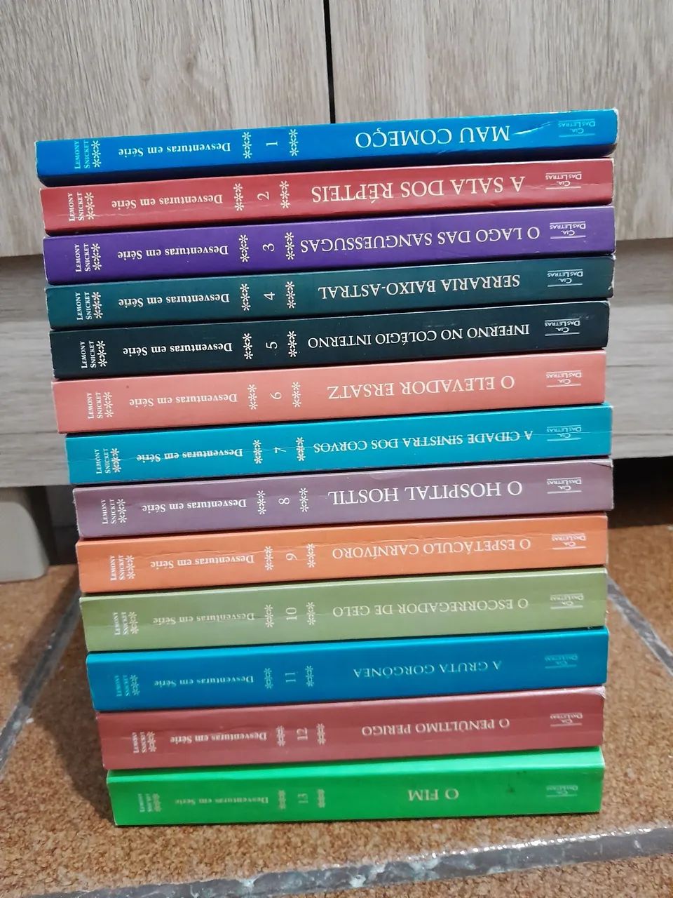 Saga de livros completa de desventuras em série 