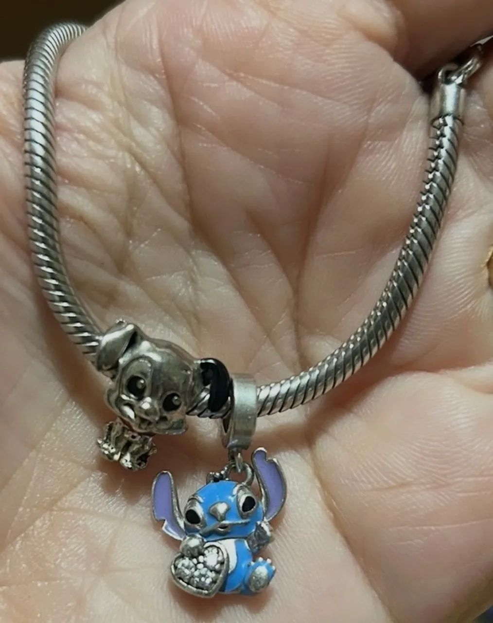 Pulseira Vivara Infinito com berloque Stitch! - Foto 4