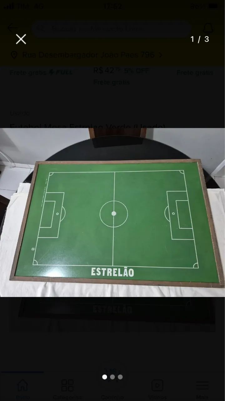 Campo de Jogo de Botão  - Foto 3