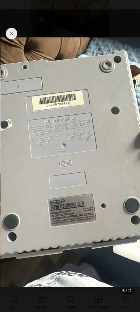 Super Nintendo na caixa  - Foto 4