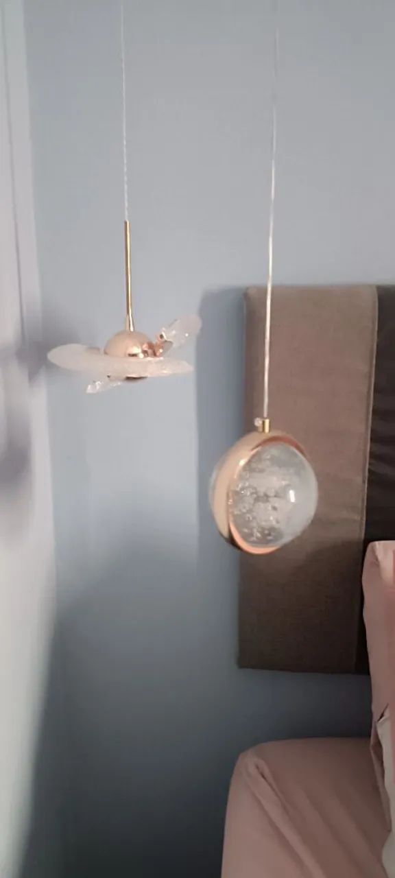 Conjunto de lustres pendentes 
