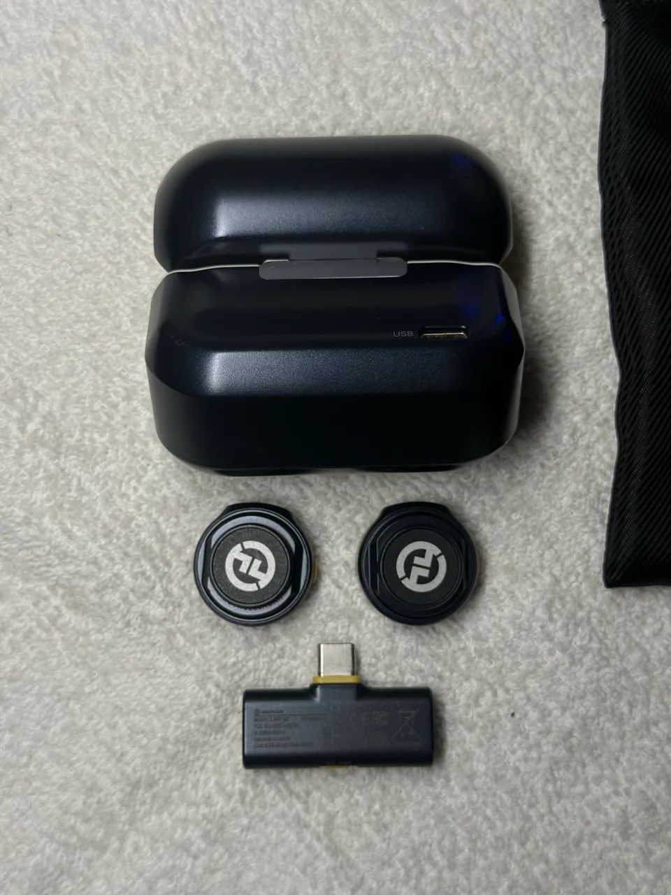 Hollyland Lark M2 USB-C Microfone Sem Fio Duplo Original - Foto 4