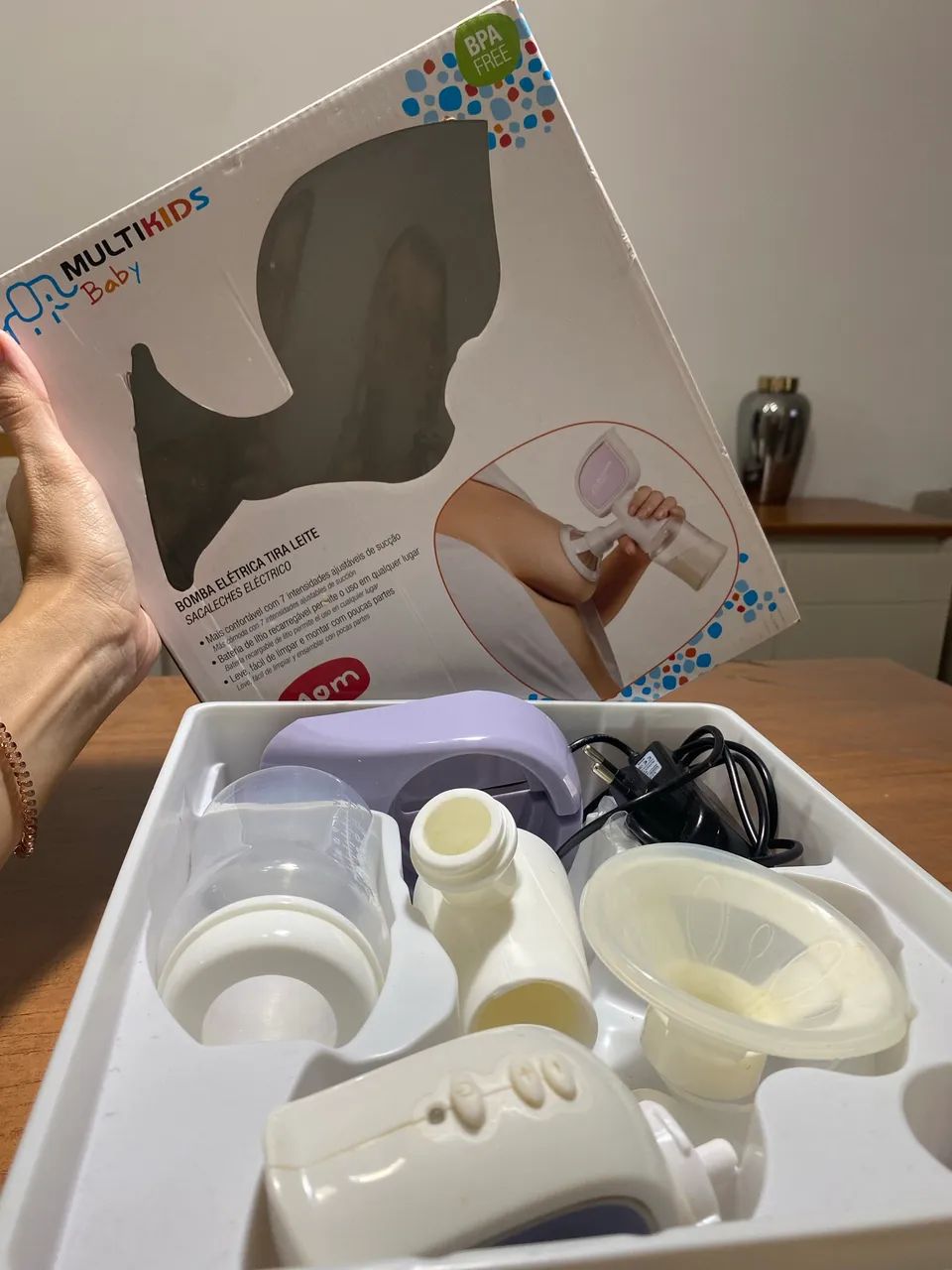 BOMBA ELÉTRICA TIRA LEITE MULTIKIDS - Foto 2