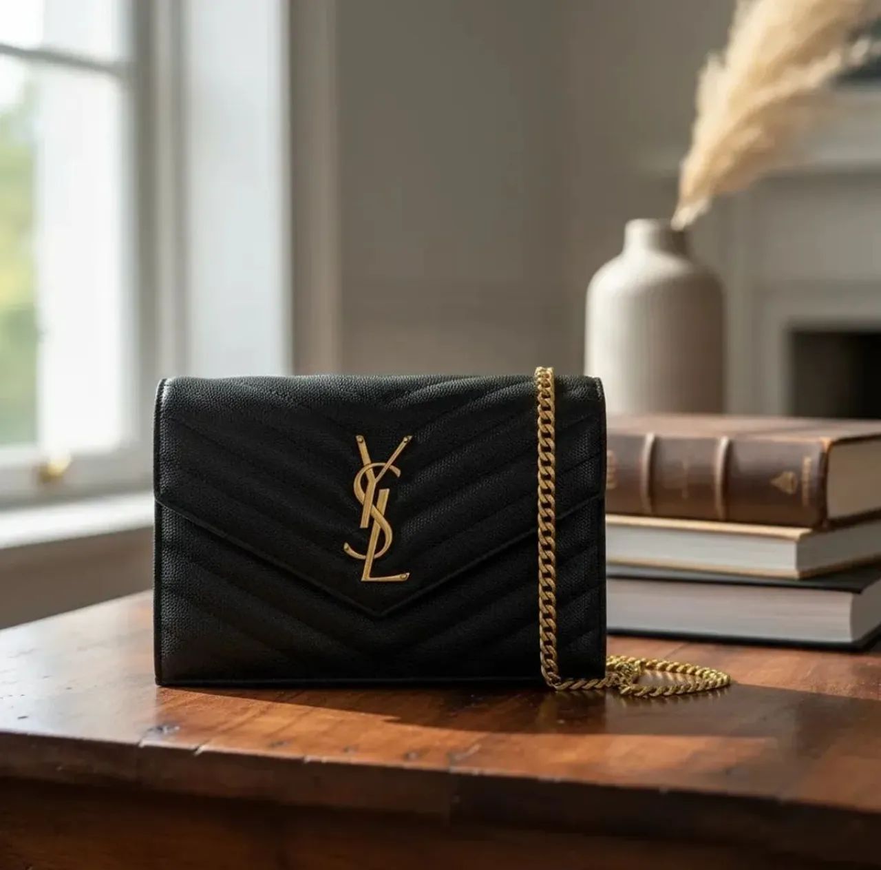 bolsa Ysl saint Laurente preta 