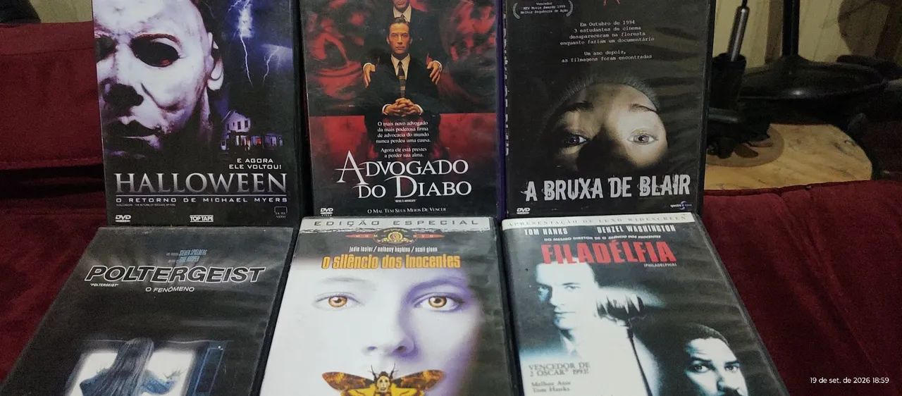 Pacote DVDs Terror e suspense