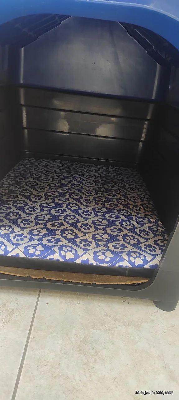 Casinha grande de plástico com colchonete.  - Foto 4